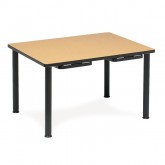 TABLE-TOPS WITH FOLD-AWAY PANELS